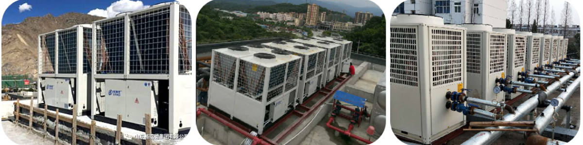 Высокоэффективный винтовой чиллер с воздушным охлаждением и тепловым насосом Высокоэффективный винтовой чиллер с воздушным охлаждением и тепловым насосом