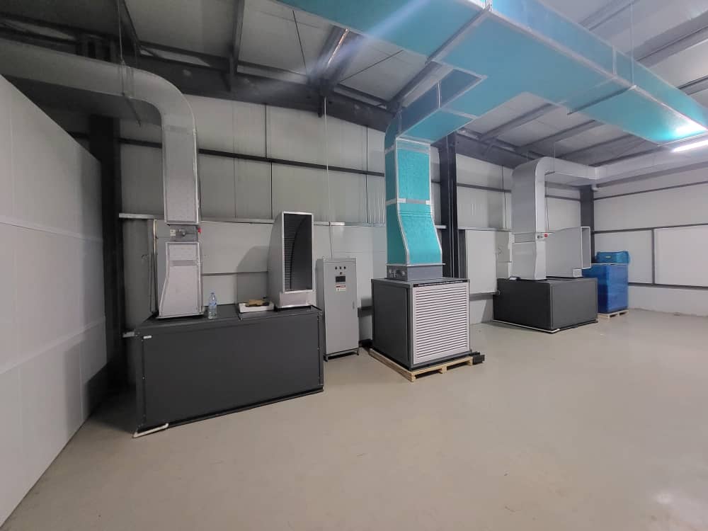 Unidad empaquetada refrigerada por aire