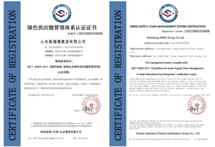 GRAD Group Successfully Passes Green Supply Chain Management System Certification